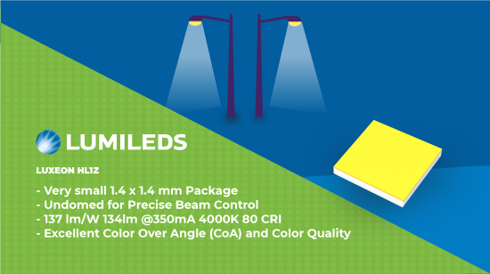 Lumileds Luxeon HL1Z Very Powerful LED Structure with Small Structure